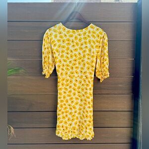 NWT Faithful the Brand Florence Mini dress size US 8/ size L in Marigold